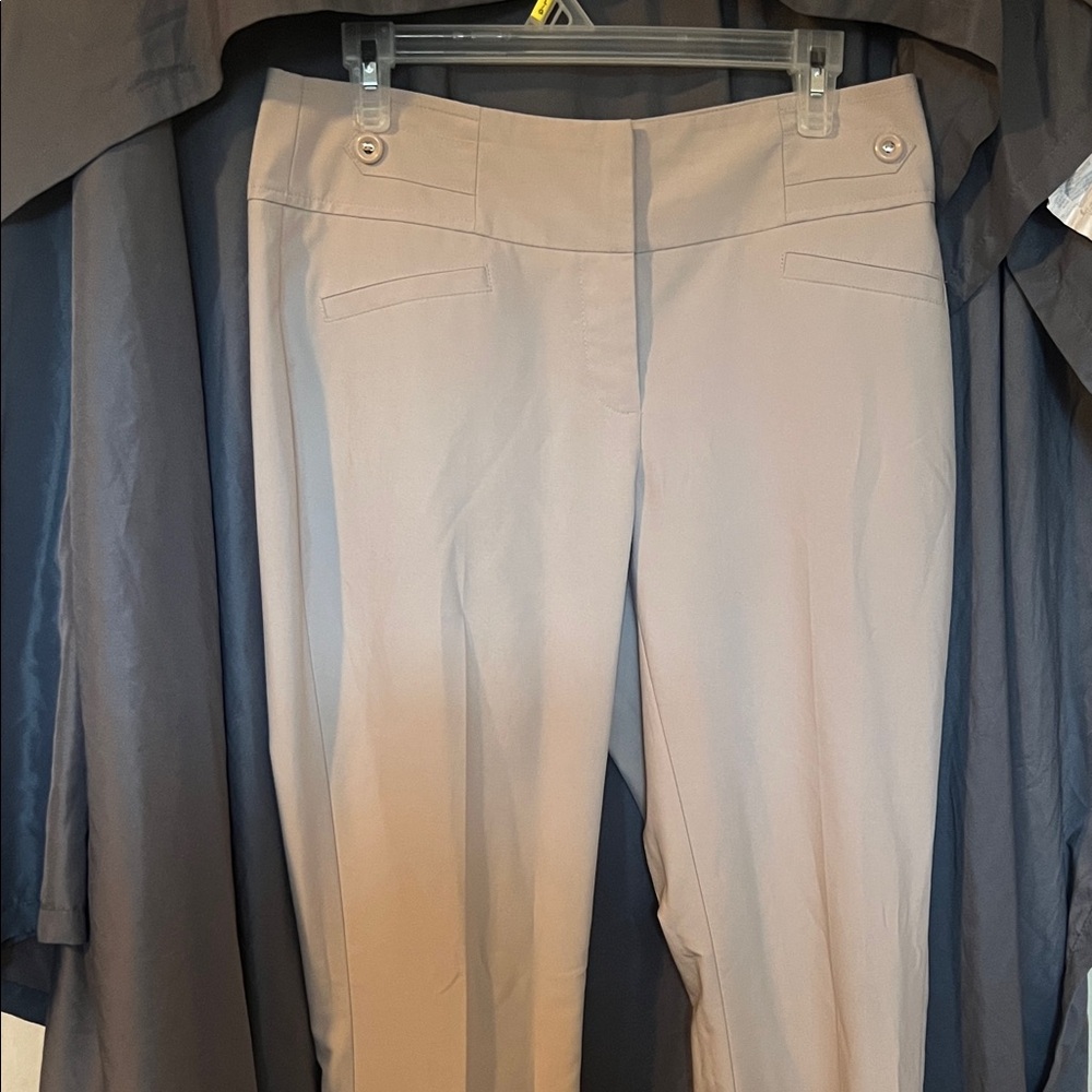 Suzy Shier Beige Dress Trousers